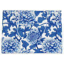 Chinoiserie Floral Azul e Branca