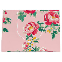 Chinoiserie Floral Rosa e Vermelho
