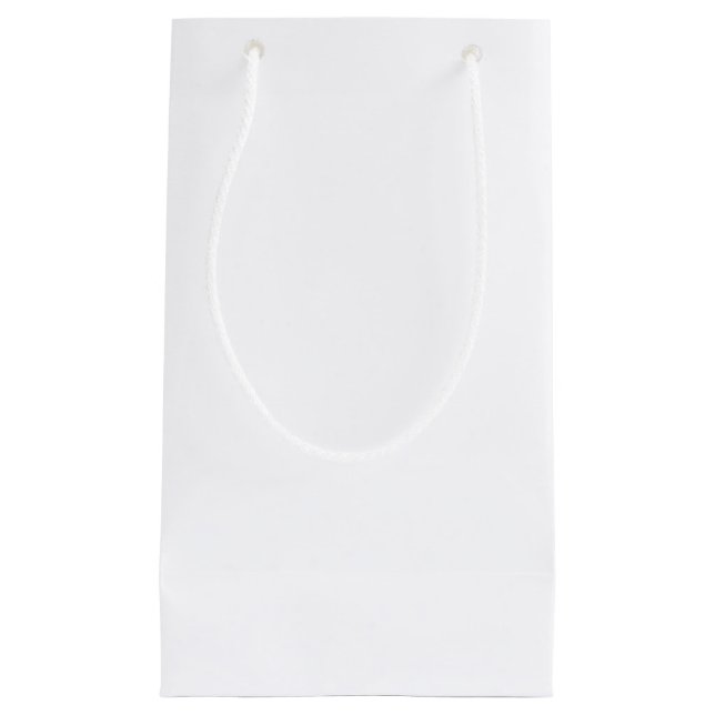 Sacola Para Presentes Grande Christmas Snow Globe Ballerina (Frente)