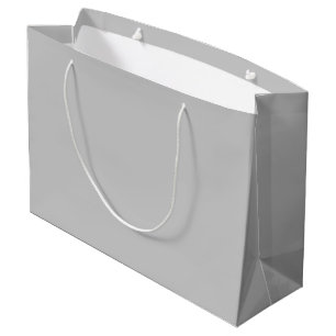 Sacola Para Presentes Grande Cinza Geométrico Pálido Suave