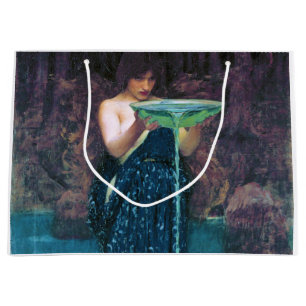 Sacola Para Presentes Grande Circe Ciumenta, John William Waterhouse