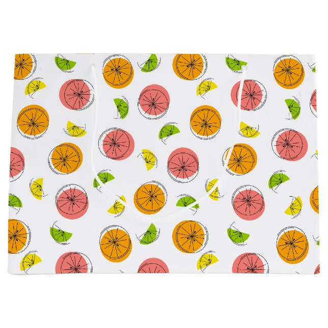 Sacola Para Presentes Grande Citrus Multi-dom Grande (Frente)