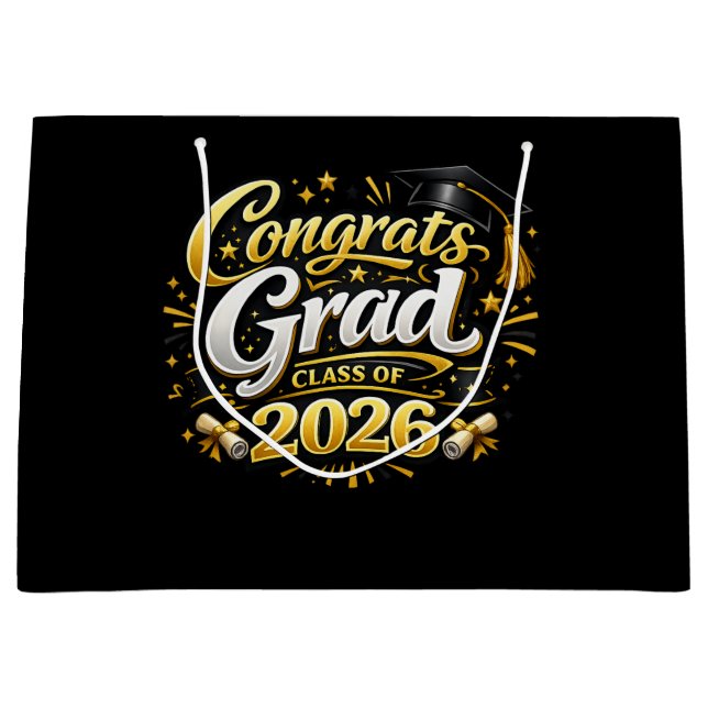 Sacola Para Presentes Grande Class of 2026 (Frente)