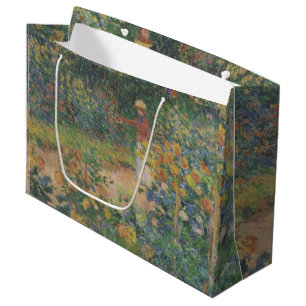 Sacola Para Presentes Grande Claude Monet 1895 Vintage in the Garden