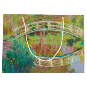 Sacola Para Presentes Grande Claude Monet - Ponte Japonesa, Giverny