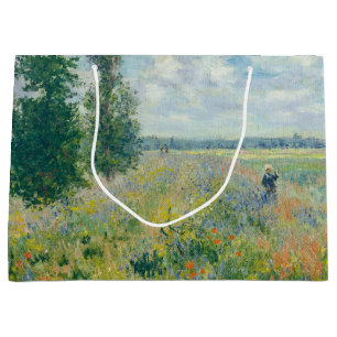 Sacola Para Presentes Grande Claude Monet - Poppy Fields próximo da Argentina (