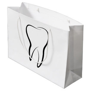 Sacola Para Presentes Grande Clínica Médica de Odontologia Dentária