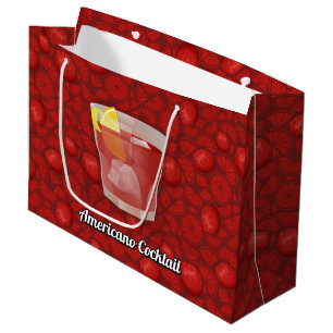 Sacola Para Presentes Grande Cocktail de Americano