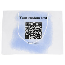 código de verificação QR de cor aquática azul adic