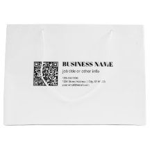 Código QR de negócios e texto retrô-moderno editáv
