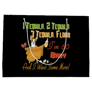 Sacola Para Presentes Grande Coleção da festa de aniversário do Tequila 60th