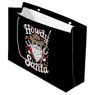 Sacola Para Presentes Grande Como vai Papai Noel Presente de Natal do Rodeio do