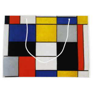 Sacola Para Presentes Grande Composição, Mondrian