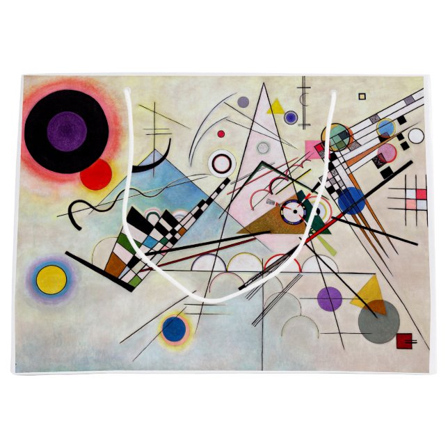 Sacola Para Presentes Grande Composição VIII, Wassily Kandinsky (Frente)
