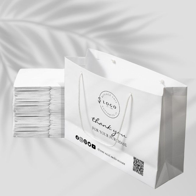 Sacola Para Presentes Grande Compra de Agradecimento Personalizado Gratidão na  (Criador carregado)