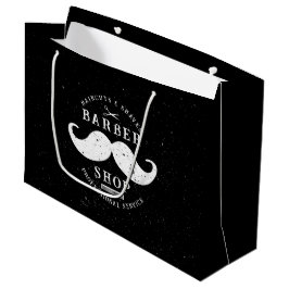 Sacola Para Presentes Grande Compro Barber Mustache Compra Barbershop