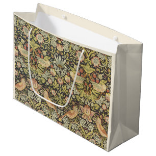 Sacola Para Presentes Grande Conjunto de Casamento Vintage Strawberry Thieves