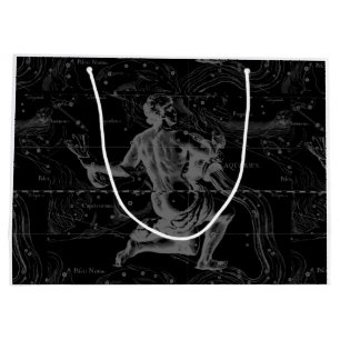 Sacola Para Presentes Grande Constelação Aquarius Zodiac Engraçar Hevelius