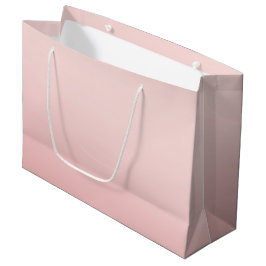 Sacola Para Presentes Grande Cor-de-rosa pincelada