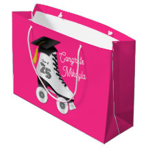 Cor-de-rosa-rosca com Festa de formatura de rolo