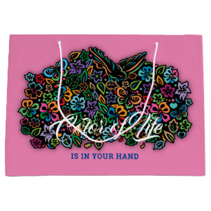 Sacola Para Presentes Grande Cor elegante do Design de vida útil