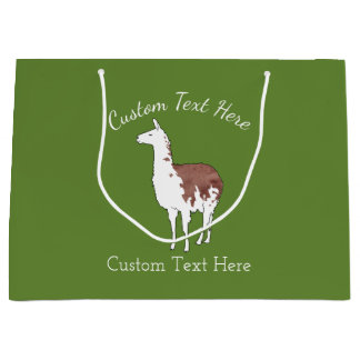 Sacola Para Presentes Grande Cor tirada mão do fundo da U-Picareta do lama