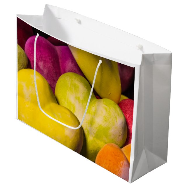 Sacola Para Presentes Grande Coração, coração doce... (Frente inclinada)