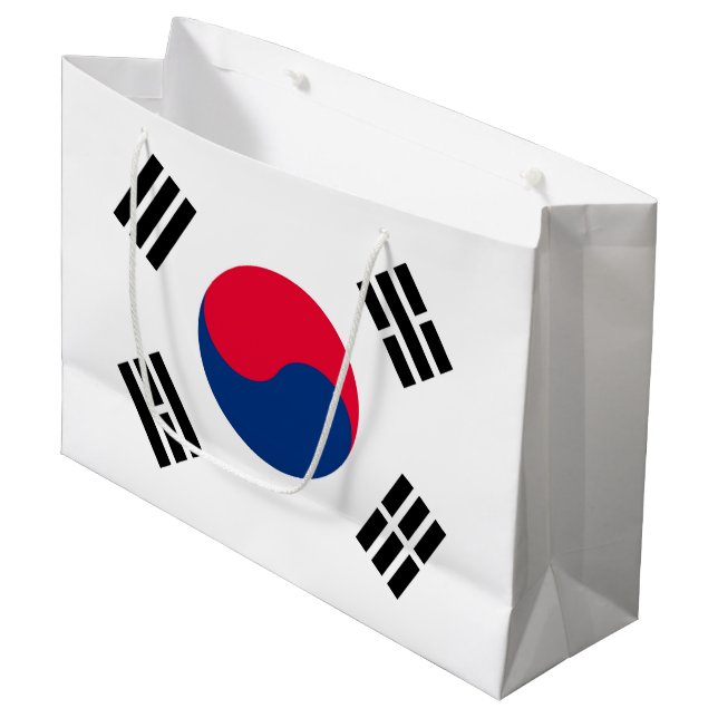 Sacola Para Presentes Grande Coreia do Sul (Frente inclinada)