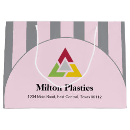 Sacola Para Presentes Grande Corporate Gift Bag with Company Logo