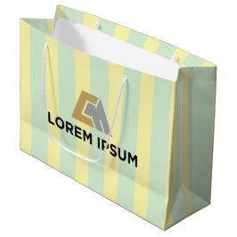 Sacola Para Presentes Grande Corporate Gift Bag with Company Logo