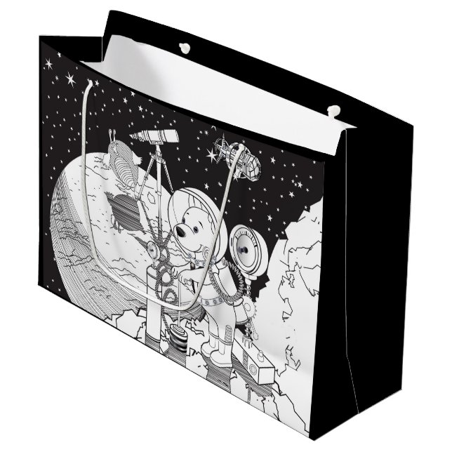 Sacola Para Presentes Grande cosmos (Frente inclinada)