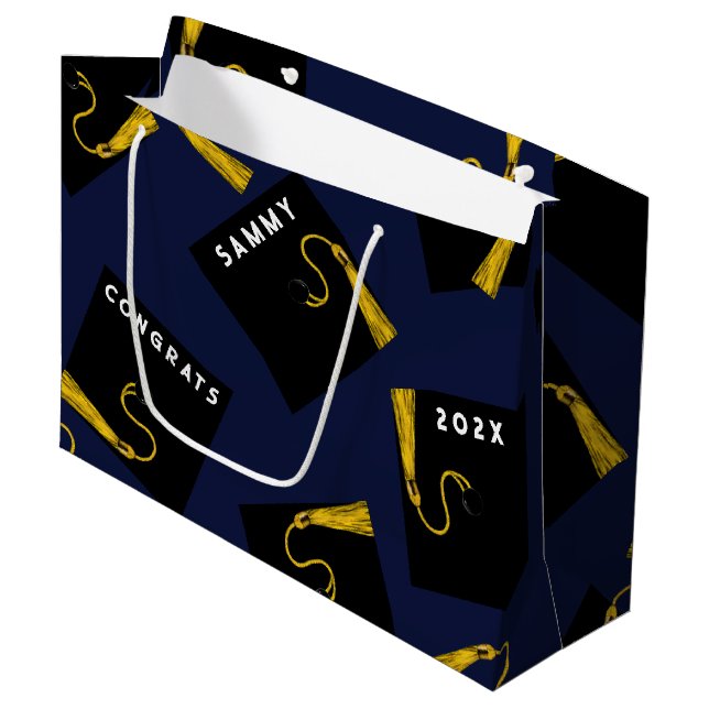 Sacola Para Presentes Grande Creative Graduation 2025 Large Gift Bag (Frente inclinada)