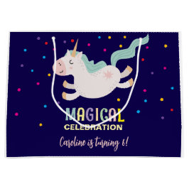 Sacola Para Presentes Grande Crianças de aniversário de comemoração mágica da U