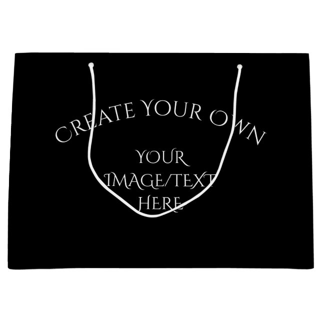 Sacola Para Presentes Grande Crie seu (Frente)