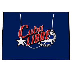 Sacola Para Presentes Grande Cuba Libre Motto
