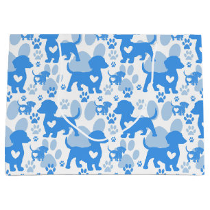 Sacola Para Presentes Grande Dachshund Love Dog Gift Bag