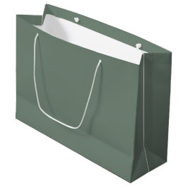 Sacola Para Presentes Grande Deep Sage Green