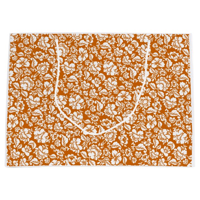 Sacola Para Presentes Grande Deixa o padrão 14b. preto DOrange BG (Frente)