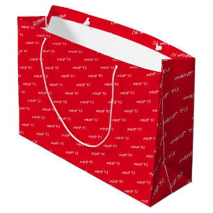 Sacola Para Presentes Grande Desejo de Natal Amharic