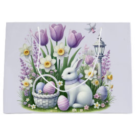 Sacola Para Presentes Grande Desejos de páscoa