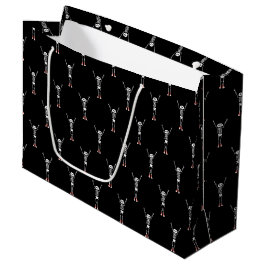 Sacola Para Presentes Grande Design de Halloween legal Skeleton