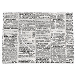 Sacola Para Presentes Grande Design de jornal antigo