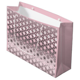 Sacola Para Presentes Grande Design de metamorfose rosa