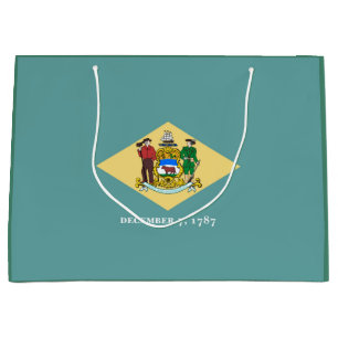Sacola Para Presentes Grande Design de Sinalizador do Estado Delaware