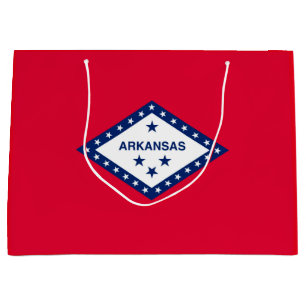 Sacola Para Presentes Grande Design de Sinalizador do Estado do Arkansas