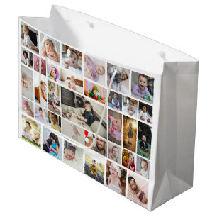 Sacola Para Presentes Grande Design seu próprio Poster de Colagem de Fotos 35