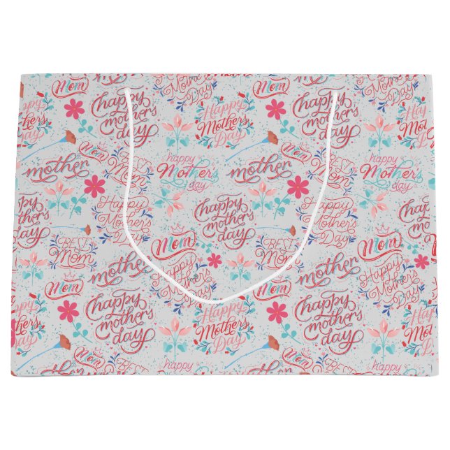 Sacola Para Presentes Grande Dia da Mãe BG 01 Offwhite BG (Frente)