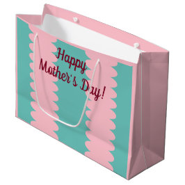 Sacola Para Presentes Grande Dia de as mães, cor-de-rosa-bublegum, cor-de-rosa,