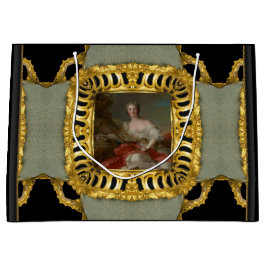 Sacola Para Presentes Grande Diana Elegante, Girly Barroco Grande Bag de Presen