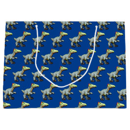 Sacola Para Presentes Grande Dilophossauro, brinquedo de animação do dinossauro